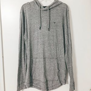grey hollister hoodie